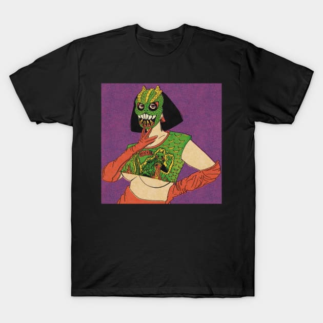 What's Behind The Mask? T-Shirt by MondoDellamorto